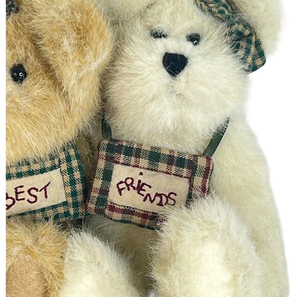 Boyds Bears Plush Best Friends Bestest & Buddy Truefriends Jointed With Tags VTG - Picture 3 of 11
